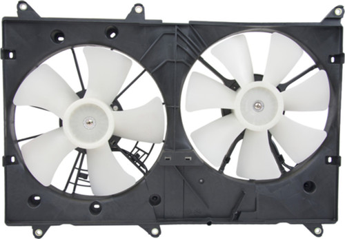 Four Seasons Radiator / Condenser Fan Motor Assembly for 1999-2007 Lexus/Toyota 3.0L 2.4L (RX300, Highlander) 76223