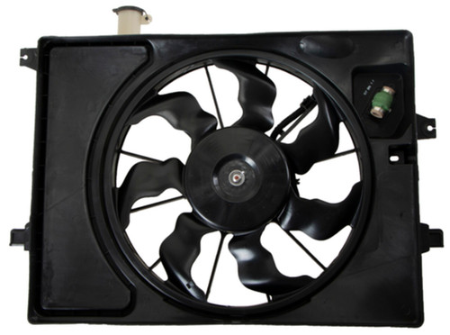 Four Seasons Radiator Fan Motor Assembly for 2014-2017 Hyundai/Kia 1.8L 2.0L (Elantra, Elantra GT, Forte, Forte Koup) 76383