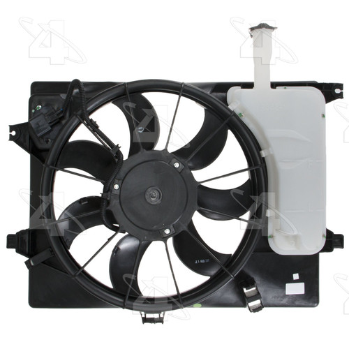 Four Seasons Radiator Fan Motor Assembly for 2011-2014 Hyundai/Kia 1.8L 2.0L (Elantra, Elantra Coupe, Elantra GT, Forte) 76282