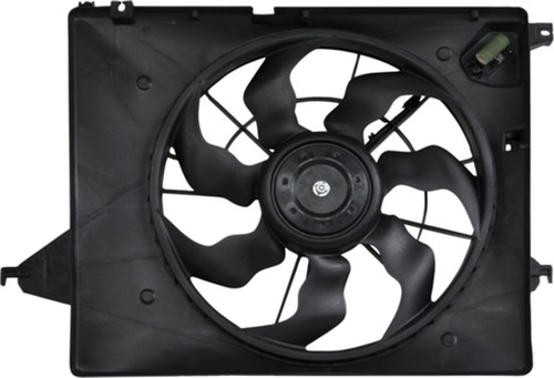 Four Seasons Radiator Fan Motor Assembly for 2010-2013 Hyundai/Kia 3.5L (Santa Fe, Sorento) 76250
