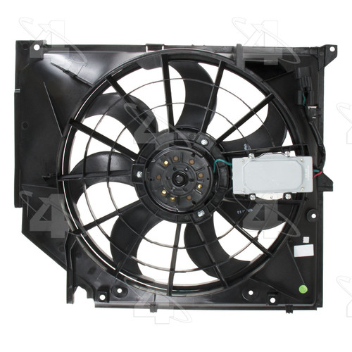 Four Seasons Radiator Fan Motor Assembly for 1999-2006 BMW 2.5L 3.0L (323Ci, 323i, 323is, 323ti) 76283