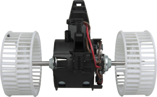 Four Seasons Double Shaft Vented CCWLE Blower Motor w/ Wheel for 2004-2011 BMW 2.5L 3.0L (525i, 525xi, 528i, 528i xDrive) 76935