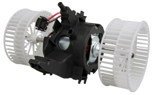 Four Seasons Double Shaft Vented CCWLE Blower Motor w/ Wheel for 2004-2011 BMW 2.5L 3.0L (525i, 525xi, 528i, 528i xDrive) 76935