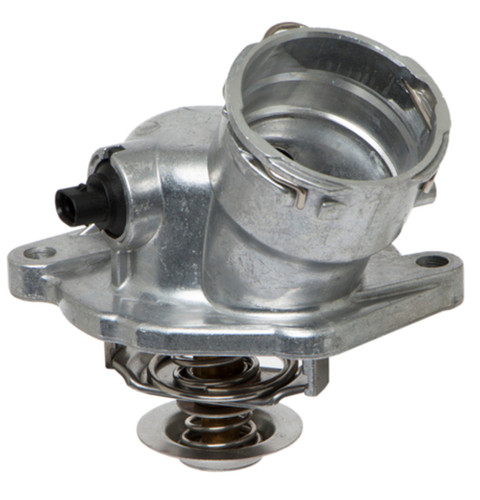 Four Seasons Water Outlet with Thermostat for 2007-2015 Dodge/Freightliner/Mercedes-Benz 3.5L (Sprinter 2500, Sprinter 3500, CL550, E550)