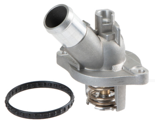 Four Seasons Water Outlet with Thermostat for 2013-2023 Buick/Cadillac/Chevrolet 2.0L 2.5L (Envision, Regal, Regal Sportback, Regal TourX)
