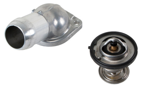 Four Seasons Water Outlet with Thermostat for 1997-2009 Buick/Cadillac/Chevrolet 5.3L 5.7L (Allure, LaCrosse, Rainier, CTS) 86220
