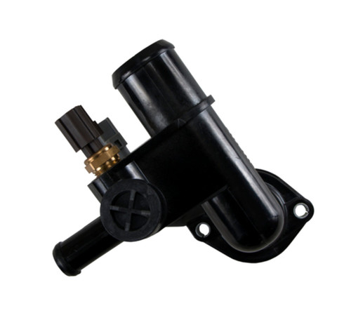 Four Seasons Water Outlet with Thermostat for 1998-2001 Ford/Mazda 2.5L (F-100 Ranger, Ranger, B2500) 86111