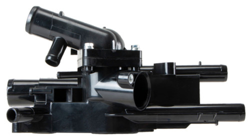 Four Seasons Outlet and Thermostat Housing Kit with Thermostat for 2010-2015 Hyundai/Kia 2.4L (Santa Fe, Santa Fe Sport, Sonata, Tucson)