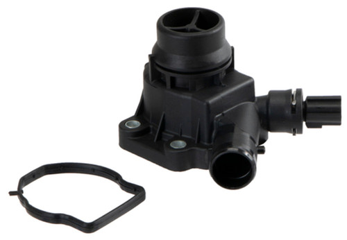 Four Seasons Water Outlet with Thermostat for 2007-2016 Land Rover/Volvo 3.0L 3.2L (LR2, S60, S80, V60) 86193