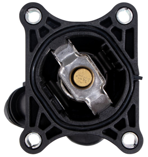 Four Seasons Water Outlet with Thermostat for 2015-2022 Volvo 2.0L (S60, S60 Cross Country, S80, S90) 86351