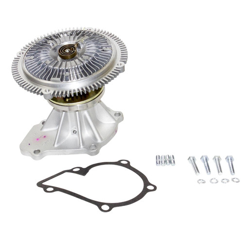GMB Engine Water Pump with Severe Duty Fan Clutch for 1990-2004 Nissan 2.4L (D21, Frontier, Pickup, Xterra)