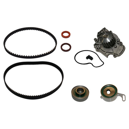GMB Engine Timing Belt Component Kit w/ Water Pump for 1994-2002 Acura/Honda/Isuzu 2.3L 2.2L (CL, Accord, Odyssey, Oasis)
