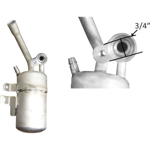 GPD Accum/ Filter Drier 1411867 for 2000-2007 Ford 2.0L 2.3L (Focus)