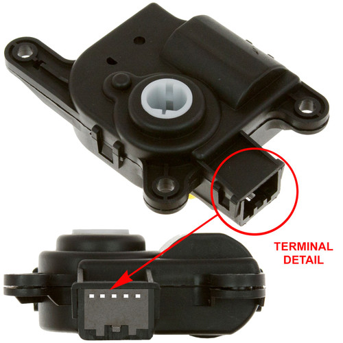 GPD HVAC Actuator 1711919 for 2007-2012 Hyundai 1.6L 2.0L (Accent, Elantra, Santa Fe, Veracruz)