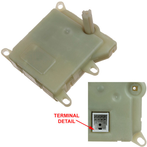 GPD HVAC Actuator 1711899 for 1996-2007 Ford/Mercury 3.0L 3.4L (Sable, Taurus)