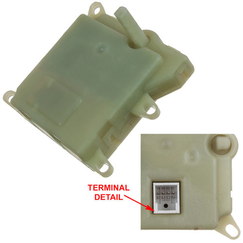 GPD HVAC Actuator 1711893 for 1995-2018 Ford 5.4L 4.6L (Club Wagon, E-150, E-150 Club Wagon, E-150 Econoline)