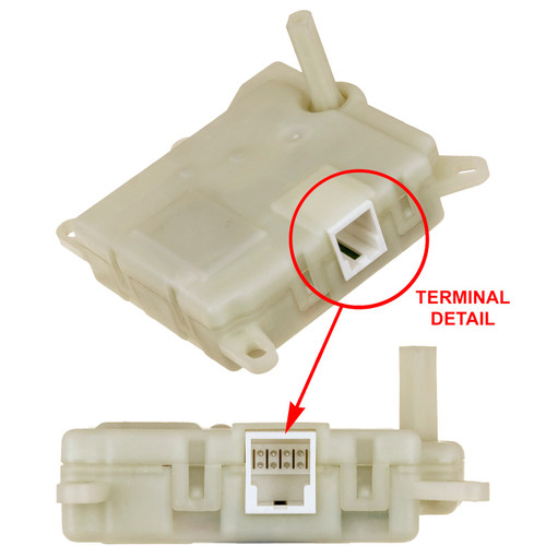 GPD HVAC Actuator 1712312 for 1991-1995 Ford/Lincoln/Mercury 3.8L 3.0L (Sable, Taurus, Continental)