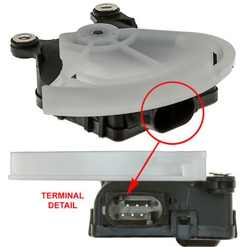 GPD HVAC Actuator 1712281 for 1996-2005 Audi/Volkswagen 1.8L 2.8L (A4, A4 Quattro, S4, Passat)