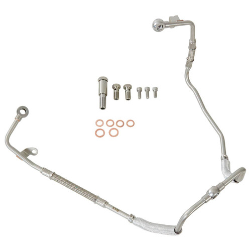 GPD Turbo Feed Line 2541342 for 2008-2012 BMW 4.4L (550i, 550i GT, 550i GT xDrive, 650i)