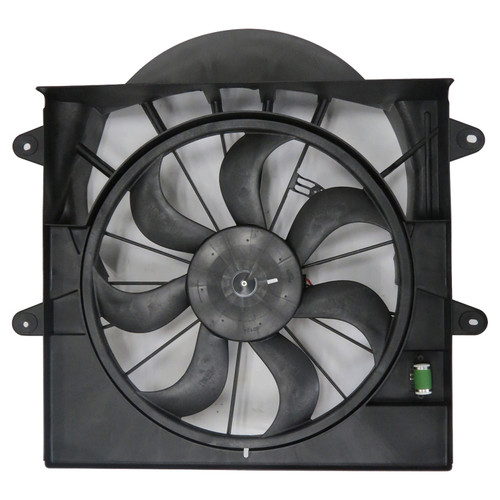 GPD Electric Cooling Fan 2811865 for 2008-2010 Jeep 3.7L 4.7L (Commander, Grand Cherokee)