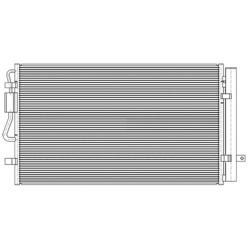 GPD Condenser 30108C for 2017-2023 Chevrolet (Bolt EUV, Bolt EV)