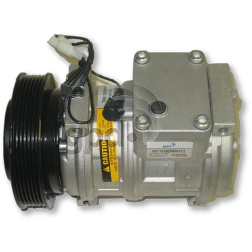 GPD Compressor New 6511530 for 1993-2002 Chrysler/Dodge/Jeep 2.4L 4.0L (Voyager, Caravan, Grand Caravan, Grand Cherokee)