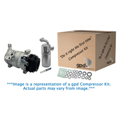 GPD PB Compressor Kit 9611360PB for 2016 Chevrolet/GMC 6.6L (Express 2500, Express 3500, Express 4500, Savana 2500)