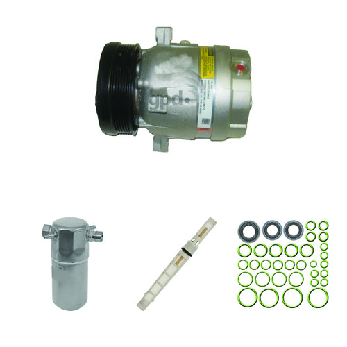 GPD PB Compressor Kit 9611598PB for 1987-1989 Chevrolet/GMC 2.5L (Astro, Safari)