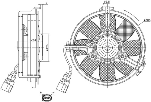 Nissens A/C Condenser Fan 85742
