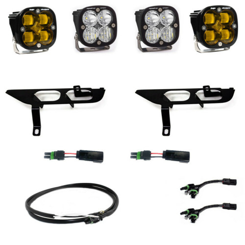 Baja Designs Sport Series Fog Pocket Kit - Clear for 2021+ Ford F-150 | 447871UP