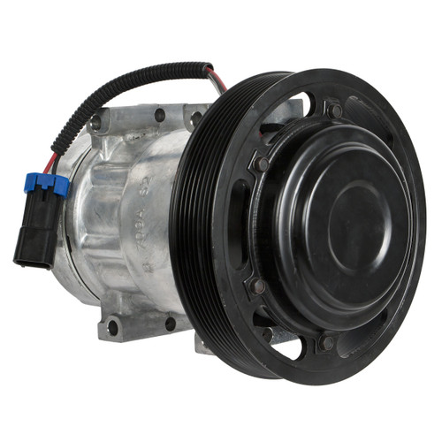 Nissens Air Conditioning Compressor with Clutch 891741 for 2008-2017 Mack/Volvo 10.8L 12.8L (CHU, CXU, Granite, Granite 8 X 4)