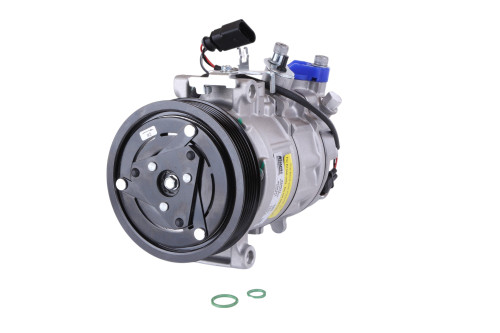 Nissens Air Conditioning Compressor with Clutch 890921 for 2016-2019 Audi 3.0L (A6 Quattro, A7 Quattro, Q7)