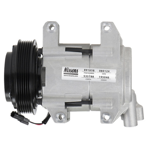 Nissens Air Conditioning Compressor with Clutch 891658 for 2008-2015 Nissan (Rogue, Rogue Select)