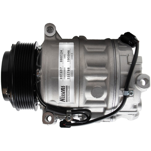 Nissens Air Conditioning Compressor with Clutch 891697 for 2016-2025 BMW 4.4L (750i xDrive, 760i xDrive, Alpina B7, Alpina B8 Gran Coupe)
