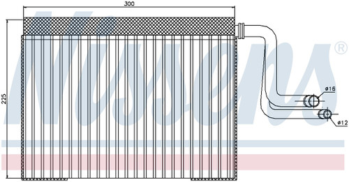 Nissens Air Conditioning Evaporator Core 92268 for 2006-2018 BMW 3.0L 4.0L (1 Series M, 128i, 135i, 325i)