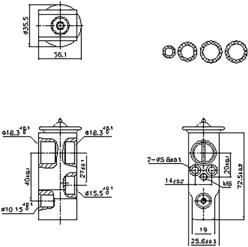 Nissens Air Conditioning Expansion Valve 999455 for 2007-2018 Lexus/Scion/Toyota 1.8L 2.5L (CT200h, iM, tC, xB)