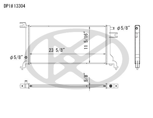Koyorad Radiator A13304 for 2007-2011 Nissan 2.5L (Altima)