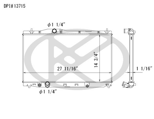 Koyorad Radiator A13715 for 2017-2020 Honda 2.0L (Civic)