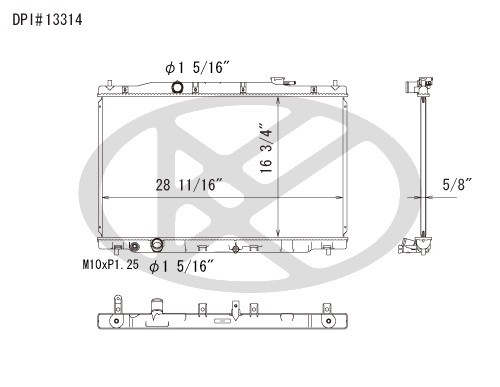 Koyorad Radiator A13314 for 2012-2014 Honda 2.4L (CR-V)