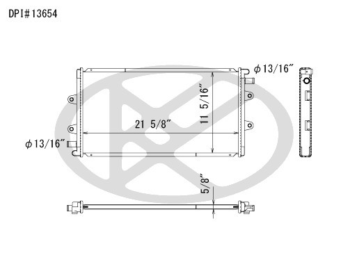 Koyorad Radiator A13654 for 2014-2021 Cadillac/Chevrolet 6.2L 3.6L (CTS, Camaro)