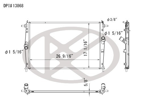 Koyorad Radiator A13868 for 2019-2021 Mazda 2.0L 2.5L (3)