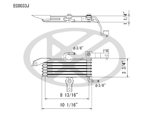 Koyorad Trans Oil Cooler EC0033 for 2005-2011 Toyota 4.0L (Tacoma)