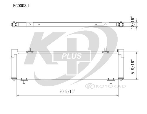 Koyorad Automatic Transmission Oil Cooler EC0003 EC0003