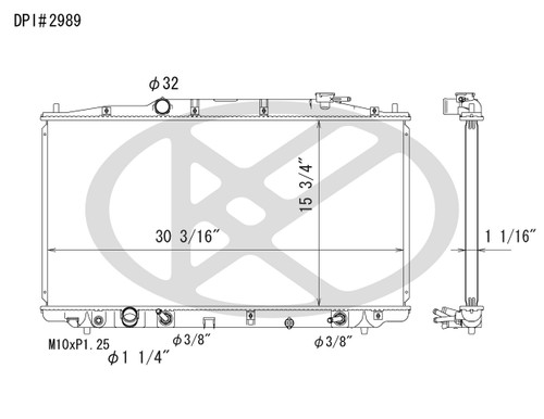 Koyorad Radiator A2989 for 2008-2018 Acura/Honda 3.5L (RDX, TSX, Accord, Accord Crosstour)