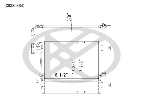 Koyorad Condenser CD330864