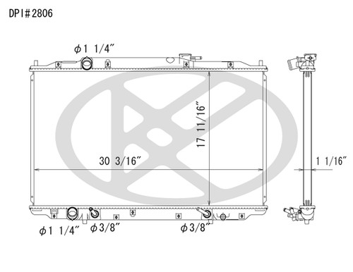 Koyorad Radiator A2806 for 2005-2010 Honda 3.5L (Odyssey)