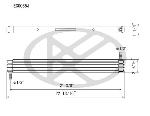 Koyorad Trans Oil Cooler EC0055 for 2007-2014 Ford/Lincoln 5.4L 3.7L (Expedition, F-150, Navigator)