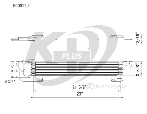 Koyorad Automatic Transmission Oil Cooler EC0012 EC0012