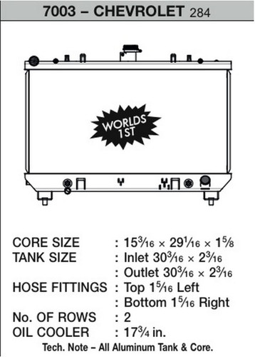 CSF Radiator for 2010 Chevrolet Camaro 6.2L V8 GAS OHV