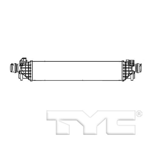 TYC Charge Air Cooler 18049 for 2013-2021 Buick/Chevrolet 1.4L (Encore, Trax)